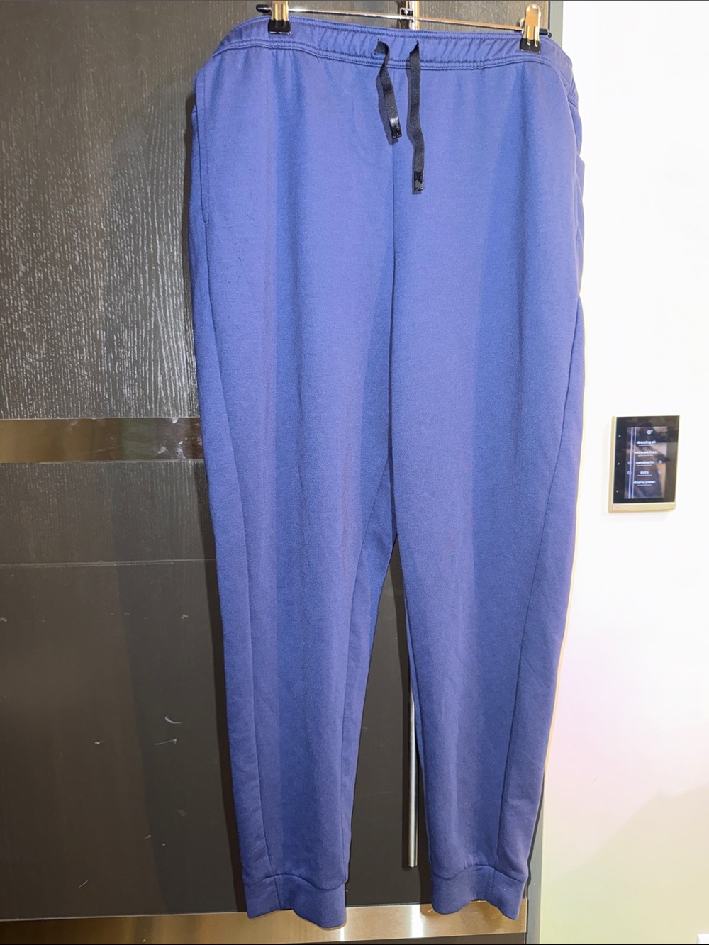 Men's Casual Navy Drawstring Joggers